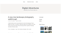 Desktop Screenshot of digitaladventures.fr