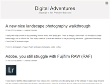 Tablet Screenshot of digitaladventures.fr